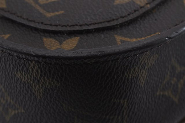 Auth Louis Vuitton Monogram Saint Cloud GM Shoulder Cross Bag M51242 LV 8807D