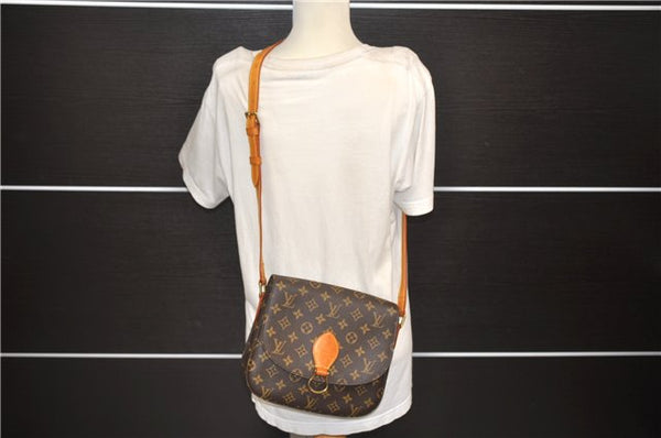 Auth Louis Vuitton Monogram Saint Cloud GM Shoulder Cross Bag M51242 LV 8807D