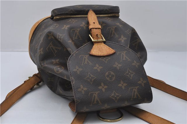 Authentic Louis Vuitton Monogram Montsouris MM Backpack M51136 LV 8808D