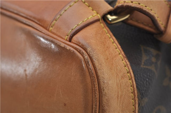 Authentic Louis Vuitton Monogram Montsouris MM Backpack M51136 LV 8808D