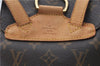 Authentic Louis Vuitton Monogram Montsouris MM Backpack M51136 LV 8808D