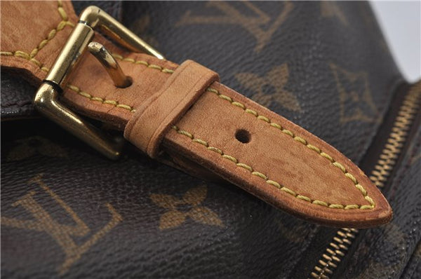 Authentic Louis Vuitton Monogram Montsouris MM Backpack M51136 LV 8808D