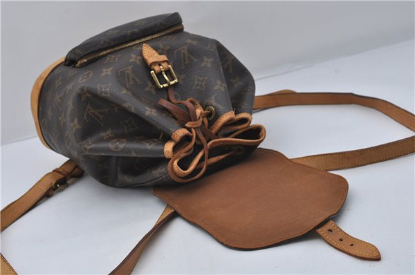 Authentic Louis Vuitton Monogram Montsouris MM Backpack M51136 LV 8808D