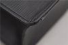 Authentic Louis Vuitton Epi Leather Sac Plat Hand Bag M59082 Black LV 8809D