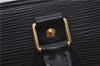 Authentic Louis Vuitton Epi Leather Sac Plat Hand Bag M59082 Black LV 8809D