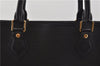 Authentic Louis Vuitton Epi Leather Sac Plat Hand Bag M59082 Black LV 8809D