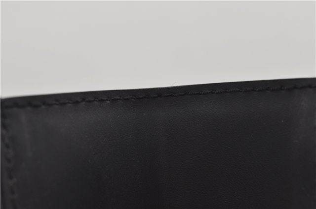 Authentic Louis Vuitton Epi Leather Sac Plat Hand Bag M59082 Black LV 8809D