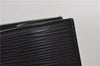 Authentic Louis Vuitton Epi Leather Sac Plat Hand Bag M59082 Black LV 8809D