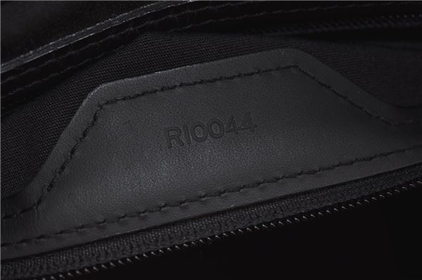 Authentic Louis Vuitton Epi Leather Sac Plat Hand Bag M59082 Black LV 8809D