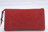 Authentic Louis Vuitton Epi Pochette Accessoires Pouch M5298M Red LV 8810D