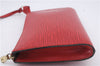 Authentic Louis Vuitton Epi Pochette Accessoires Pouch M5298M Red LV 8810D