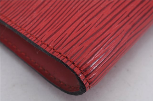 Authentic Louis Vuitton Epi Pochette Accessoires Pouch M5298M Red LV 8810D