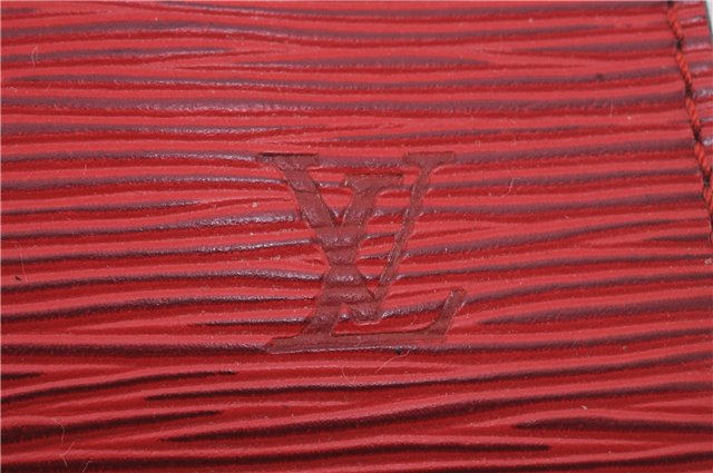 Authentic Louis Vuitton Epi Pochette Accessoires Pouch M5298M Red LV 8810D