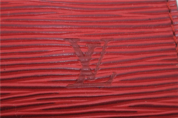 Authentic Louis Vuitton Epi Pochette Accessoires Pouch M5298M Red LV 8810D