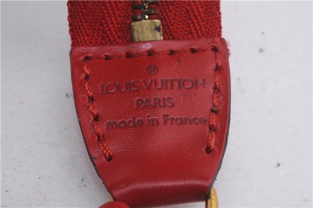 Authentic Louis Vuitton Epi Pochette Accessoires Pouch M5298M Red LV 8810D