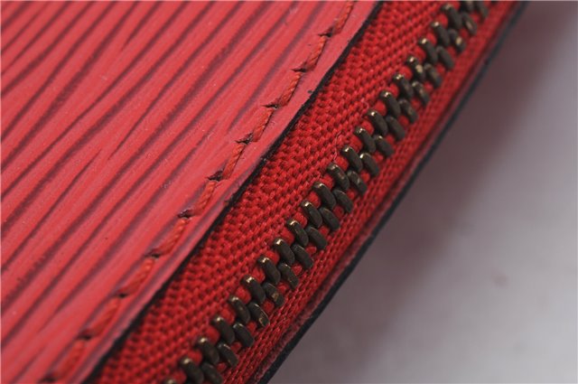 Authentic Louis Vuitton Epi Pochette Accessoires Pouch M5298M Red LV 8810D