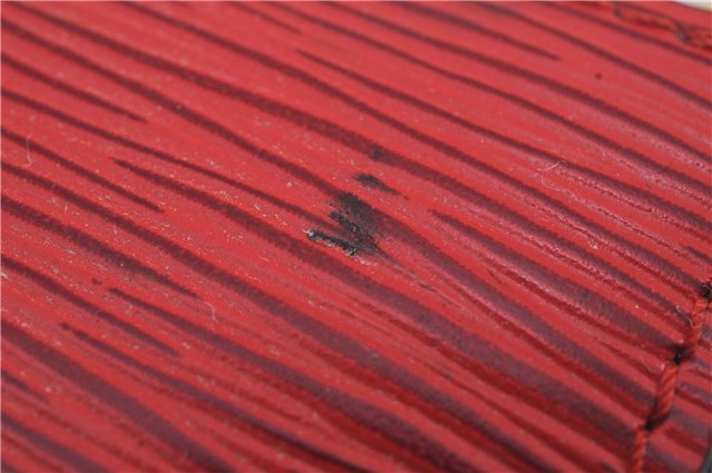 Authentic Louis Vuitton Epi Pochette Accessoires Pouch M5298M Red LV 8810D