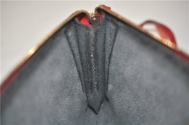 Authentic Louis Vuitton Epi Pochette Accessoires Pouch M5298M Red LV 8810D