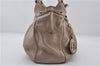 Authentic GUCCI Vintage Sukey Shoulder Tote Bag Leather 211944 Pink Beige 8811E