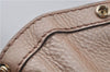 Authentic GUCCI Vintage Sukey Shoulder Tote Bag Leather 211944 Pink Beige 8811E