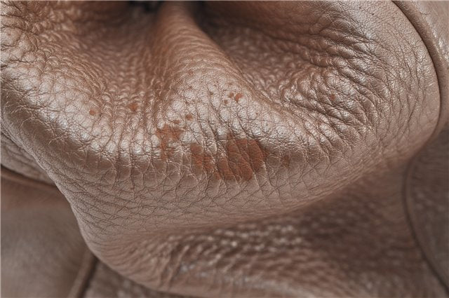 Authentic GUCCI Vintage Sukey Shoulder Tote Bag Leather 211944 Pink Beige 8811E