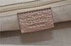 Authentic GUCCI Vintage Sukey Shoulder Tote Bag Leather 211944 Pink Beige 8811E