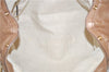 Authentic GUCCI Vintage Sukey Shoulder Tote Bag Leather 211944 Pink Beige 8811E