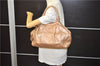 Authentic GUCCI Vintage Sukey Shoulder Tote Bag Leather 211944 Pink Beige 8811E