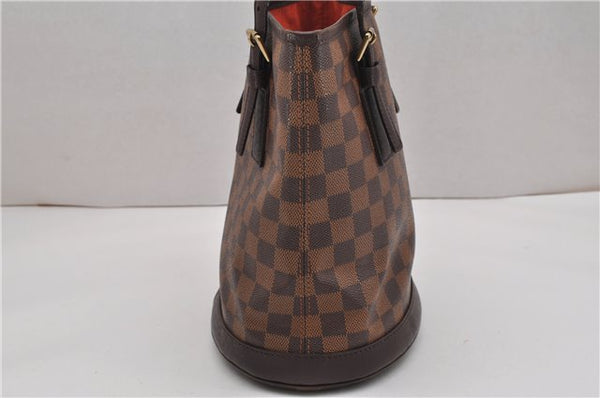 Authentic Louis Vuitton Damier Marais Bucket Shoulder Tote Bag N42240 LV 8811F