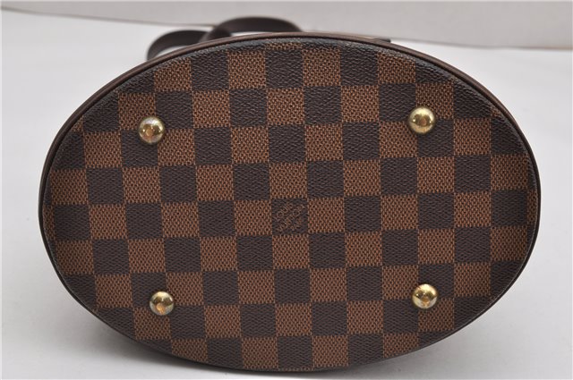 Authentic Louis Vuitton Damier Marais Bucket Shoulder Tote Bag N42240 LV 8811F