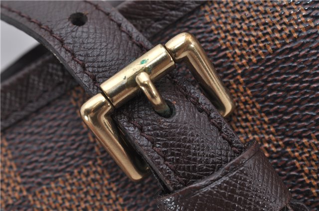 Authentic Louis Vuitton Damier Marais Bucket Shoulder Tote Bag N42240 LV 8811F