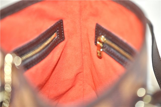 Authentic Louis Vuitton Damier Marais Bucket Shoulder Tote Bag N42240 LV 8811F