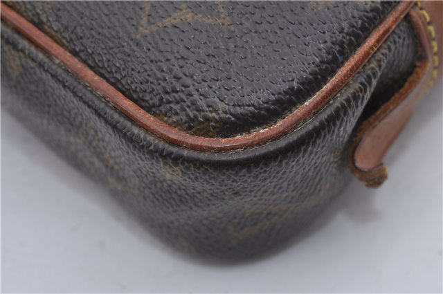 Auth Louis Vuitton Monogram Marly Bandouliere Shoulder Cross Bag M51828 LV 8812D