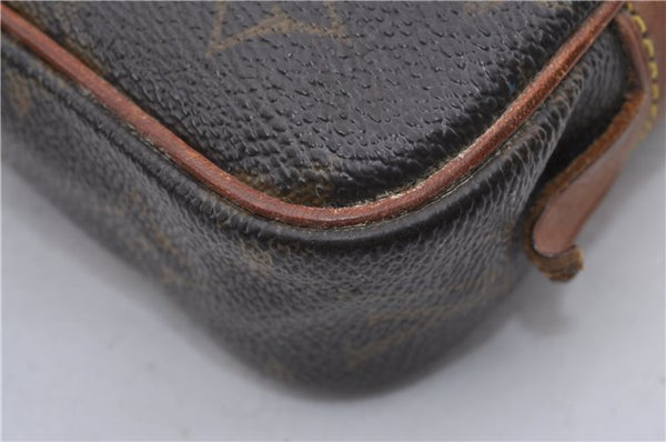 Auth Louis Vuitton Monogram Marly Bandouliere Shoulder Cross Bag M51828 LV 8812D