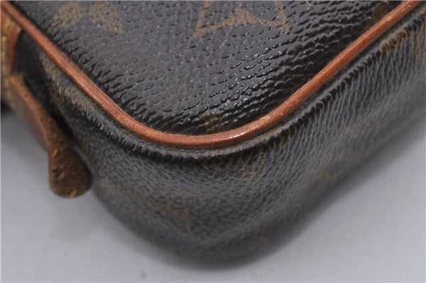 Auth Louis Vuitton Monogram Marly Bandouliere Shoulder Cross Bag M51828 LV 8812D