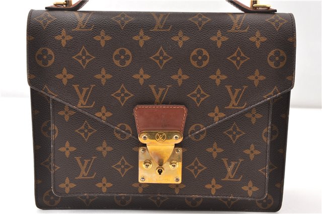 Authentic Louis Vuitton Monogram Monceau 2Way Shoulder Hand Bag M51185 LV 8812F