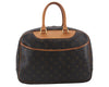Authentic Louis Vuitton Monogram Deauville Hand Bag M47270 LV 8813D