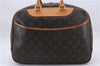 Authentic Louis Vuitton Monogram Deauville Hand Bag M47270 LV 8813D