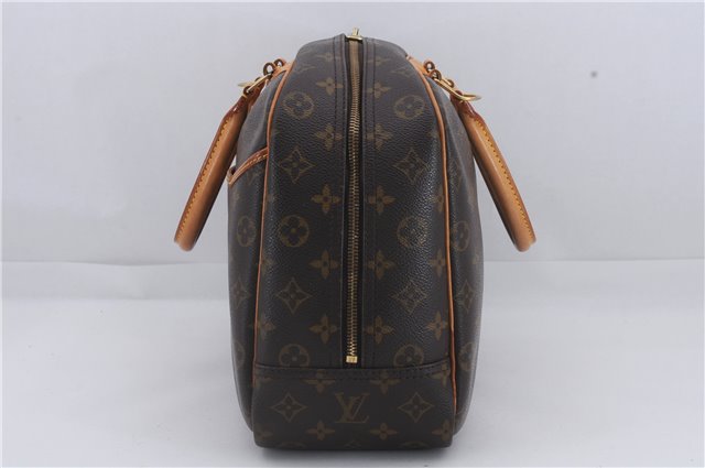 Authentic Louis Vuitton Monogram Deauville Hand Bag M47270 LV 8813D