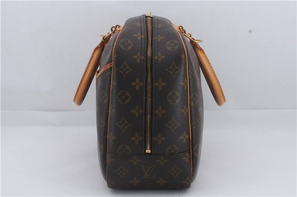 Authentic Louis Vuitton Monogram Deauville Hand Bag M47270 LV 8813D