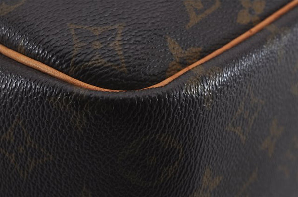 Authentic Louis Vuitton Monogram Deauville Hand Bag M47270 LV 8813D