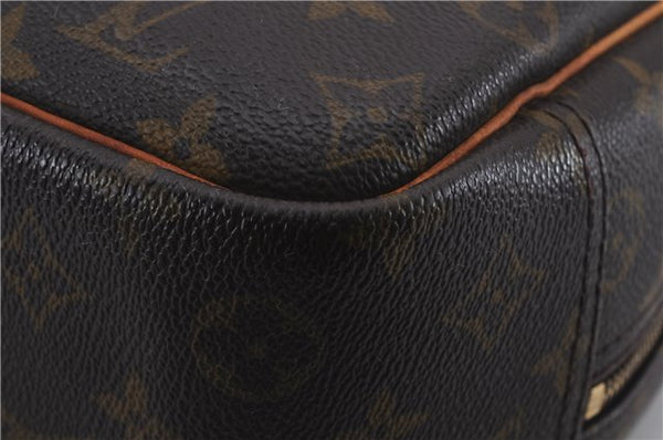 Authentic Louis Vuitton Monogram Deauville Hand Bag M47270 LV 8813D