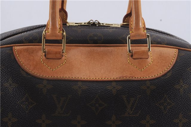 Authentic Louis Vuitton Monogram Deauville Hand Bag M47270 LV 8813D