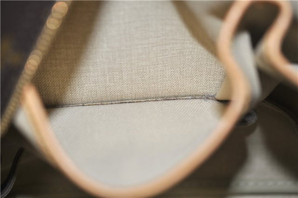 Authentic Louis Vuitton Monogram Deauville Hand Bag M47270 LV 8813D