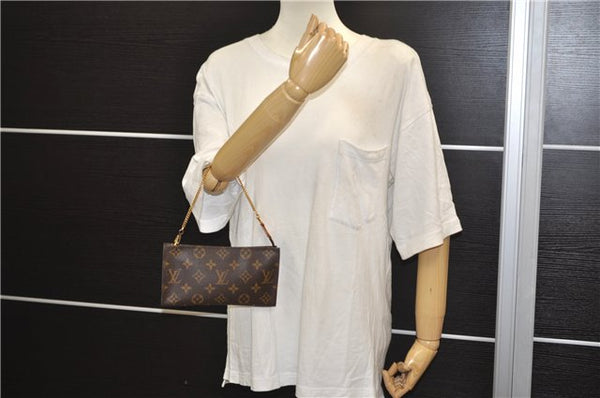 Authentic Louis Vuitton Monogram Pouch For Bucket GM LV 8814D