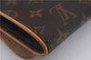 Authentic Louis Vuitton Monogram Pochette Twin GM Shoulder Bag M51852 LV 8815D
