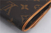 Authentic Louis Vuitton Monogram Pochette Twin GM Shoulder Bag M51852 LV 8815D