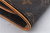 Authentic Louis Vuitton Monogram Pochette Twin GM Shoulder Bag M51852 LV 8815D