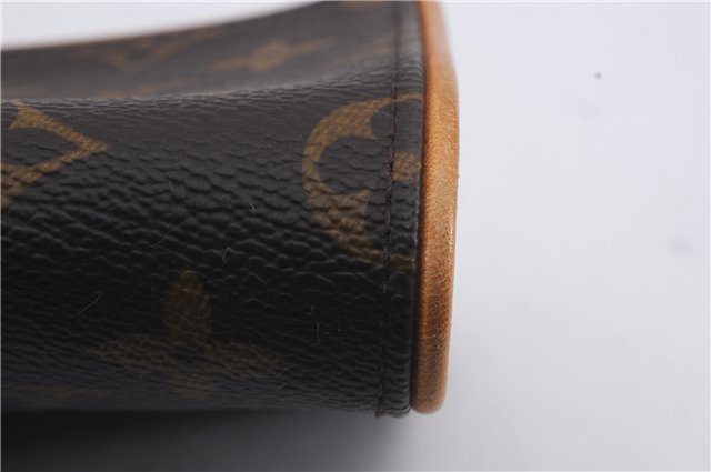 Authentic Louis Vuitton Monogram Pochette Twin GM Shoulder Bag M51852 LV 8815D