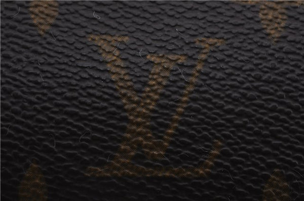 Authentic Louis Vuitton Monogram Pochette Twin GM Shoulder Bag M51852 LV 8815D